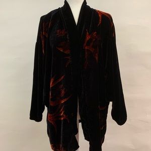Chico’s design velvet kimono style jacket